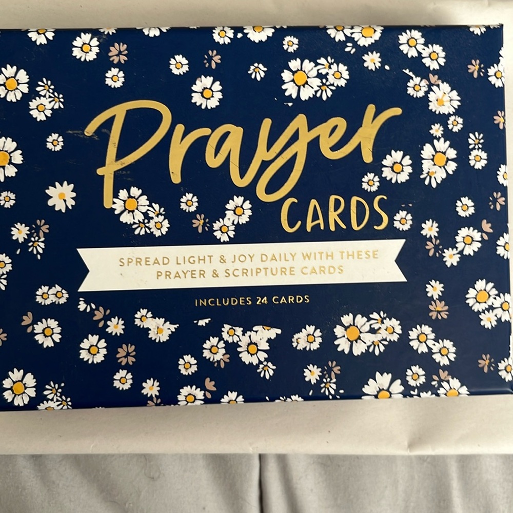 Prayer Cards with Bible scriptures on them 24 in box
